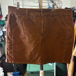 Time and Tru Brown Mini Skirt